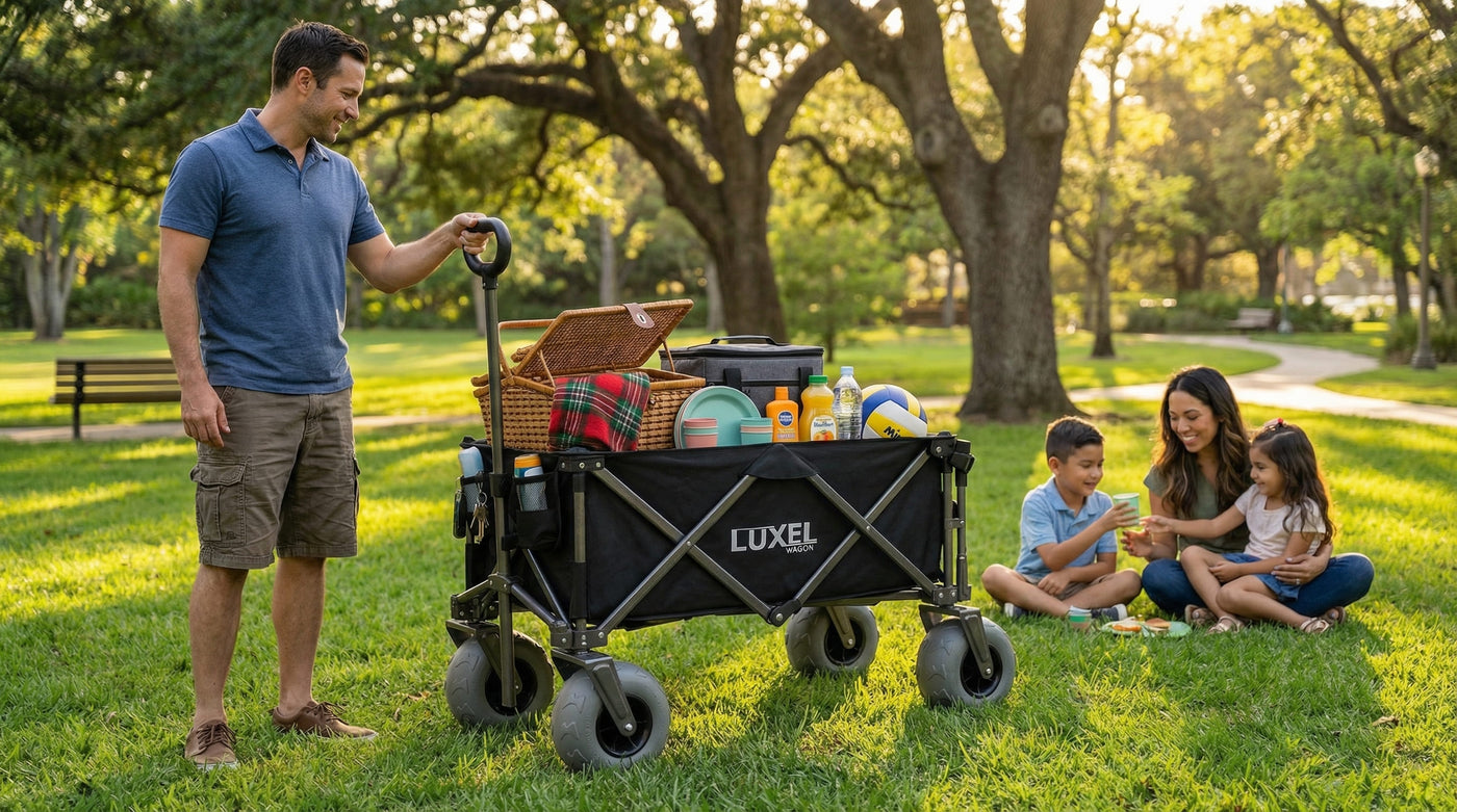 Beach Wagon Black — picnic