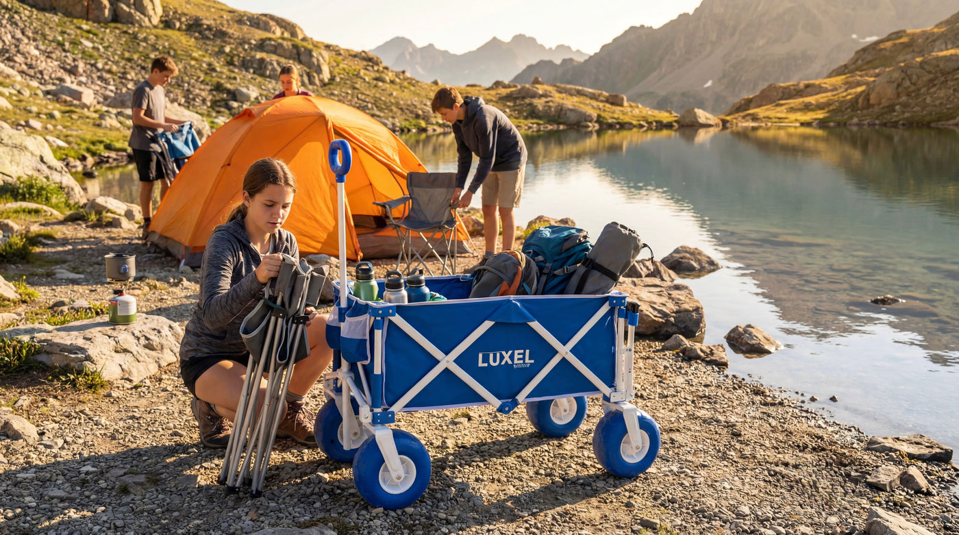 Beach Wagon Blue — camping